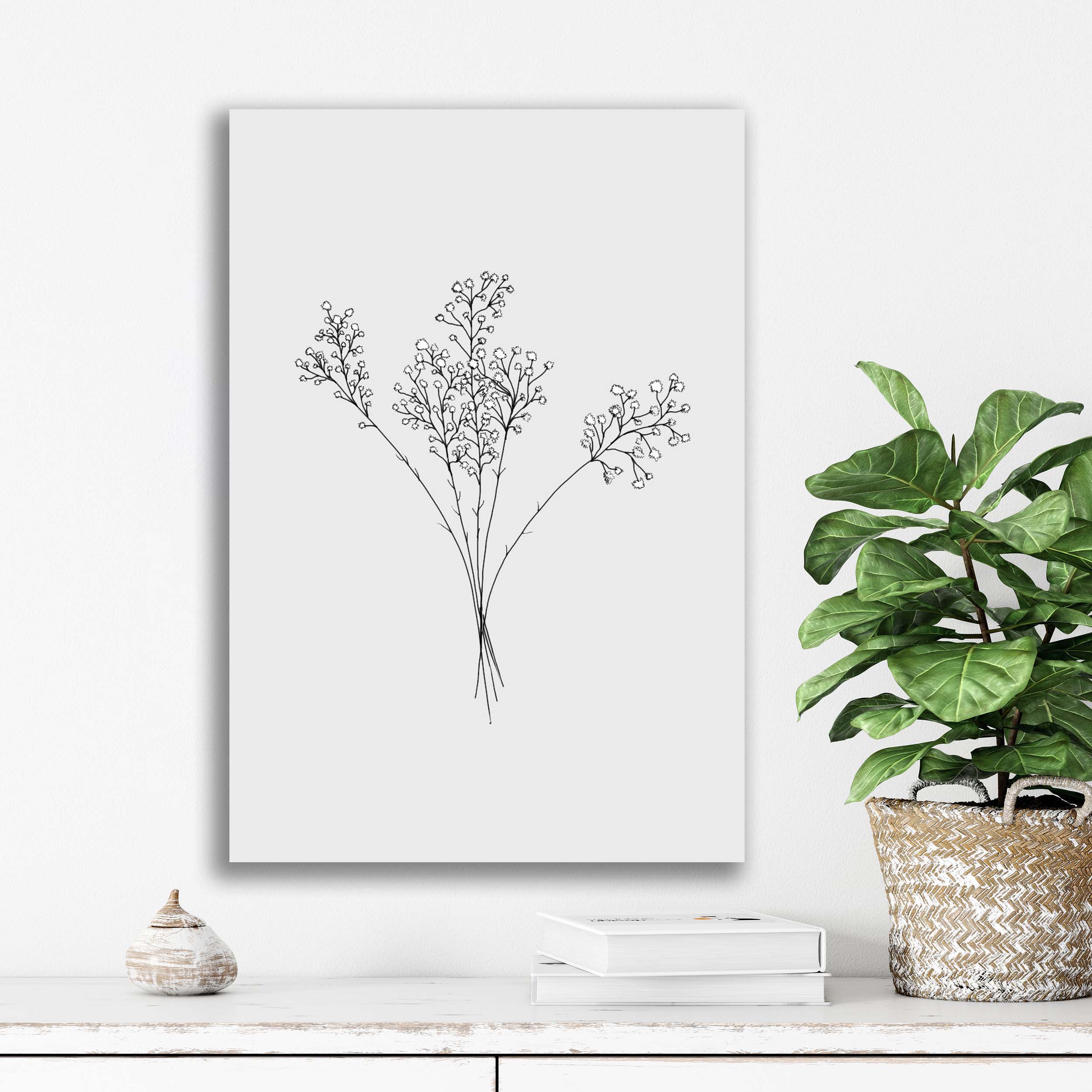 تابلو شاسی آتریسا مدل لاین ارت مینیمال Abstract Line