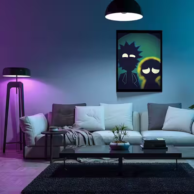 تابلو مدل Rick &amp; Morty کد F-1029