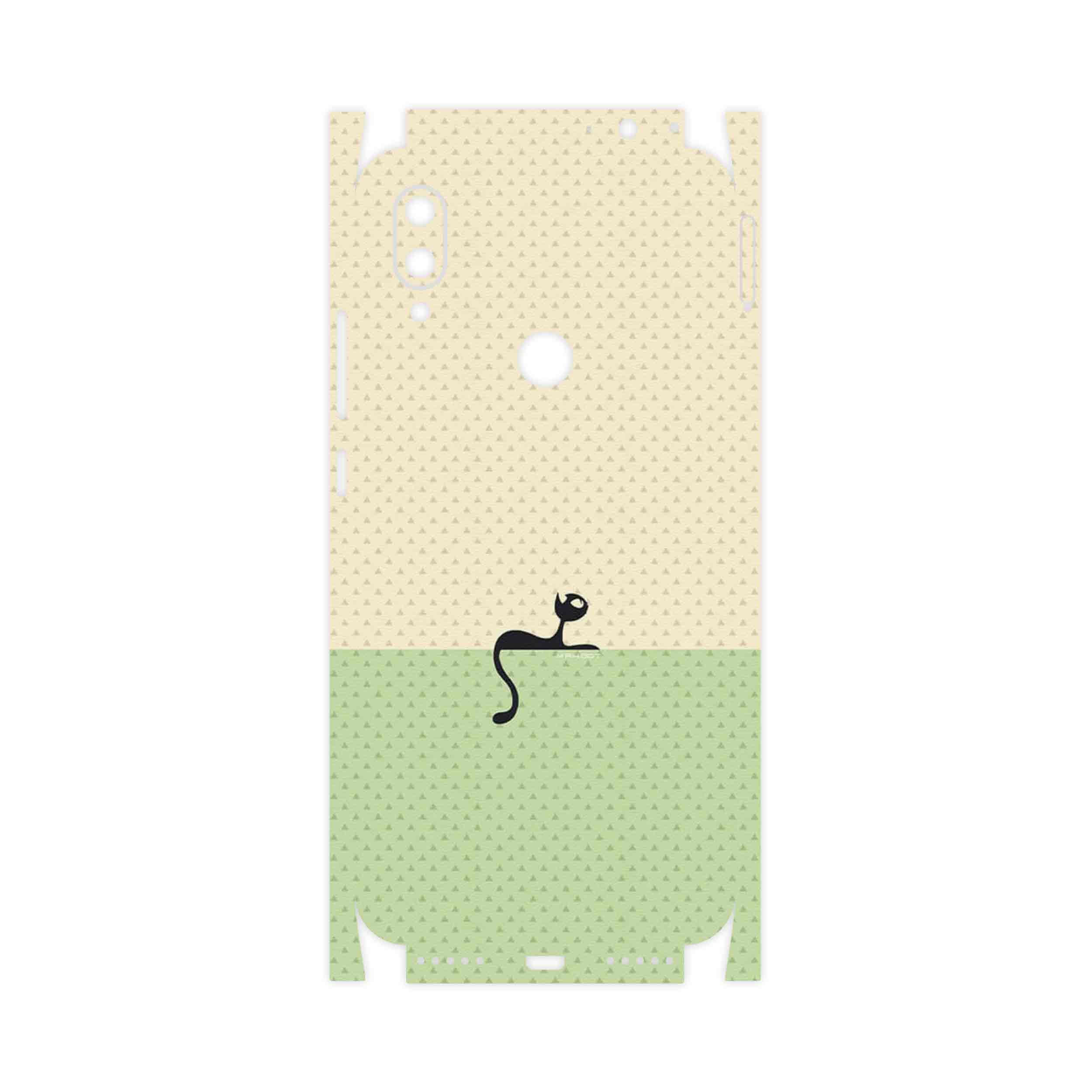 برچسب پوششی ماهوت مدل Minimal Internet Cat Icon-FullSkin مناسب برای گوشی موبایل شیائومی Redmi 7