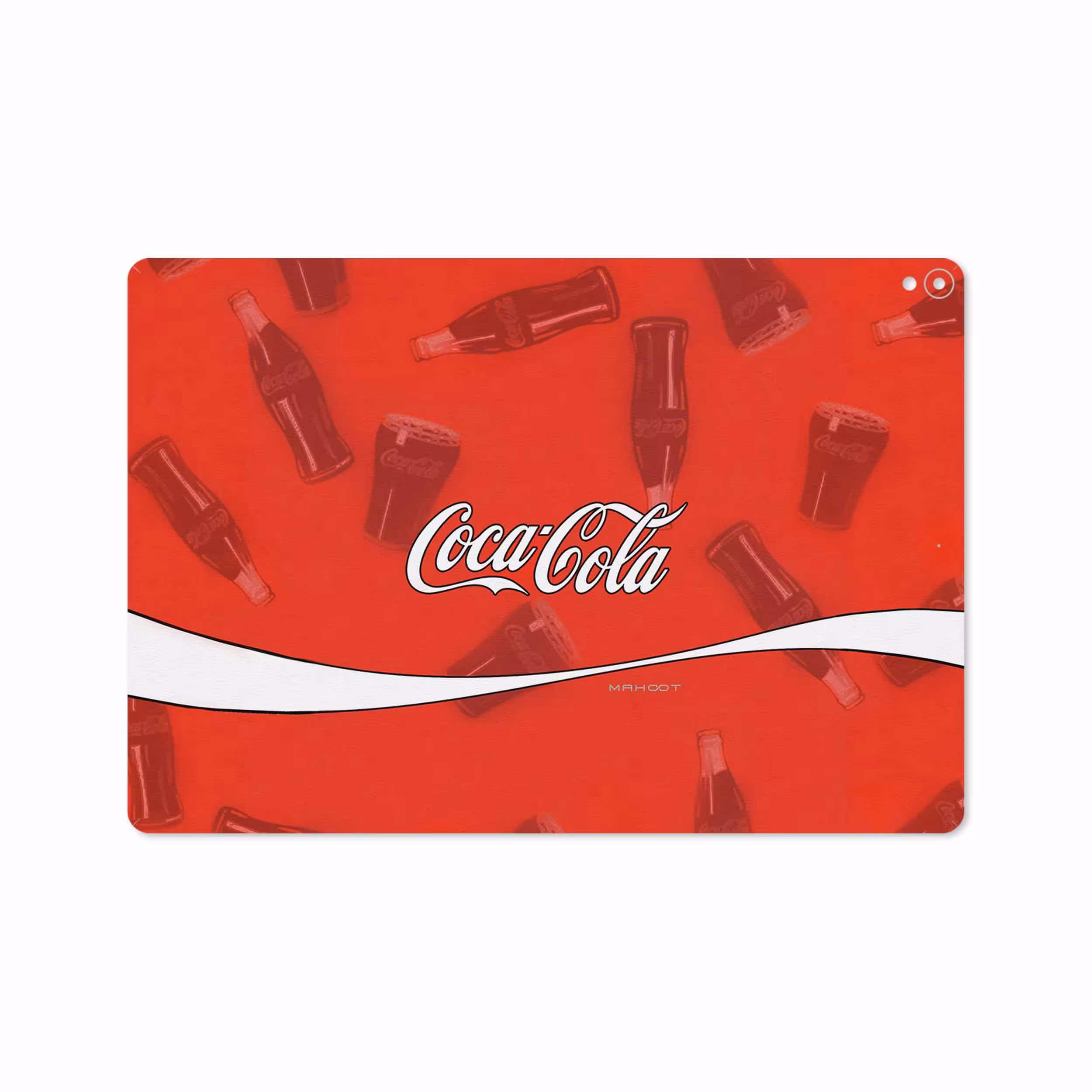 برچسب پوششی ماهوت مدل Coca-Cola-Logo مناسب برای تبلت اپل iPad Pro 10.5 2017 A1709