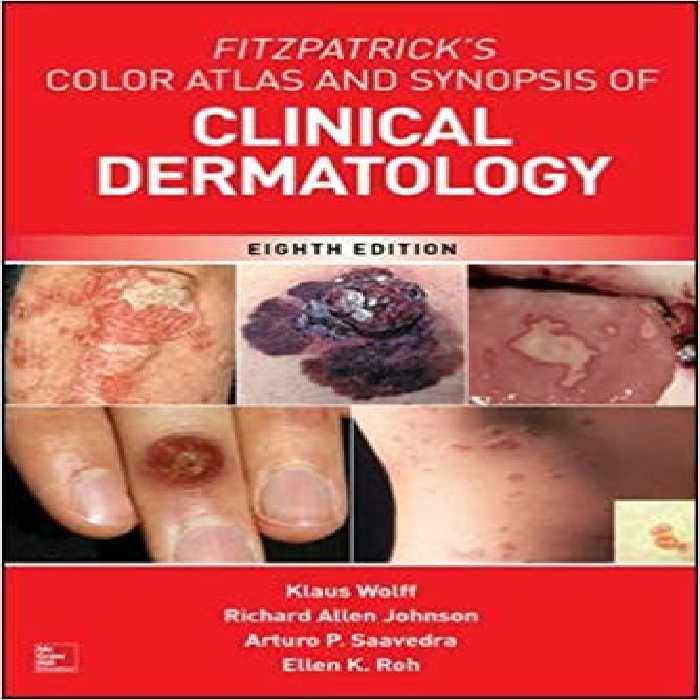 Fitzpatrick’s Color Atlas and Synopsis of Clinical Dermatology 2017 - کتاب پزشکی بهار