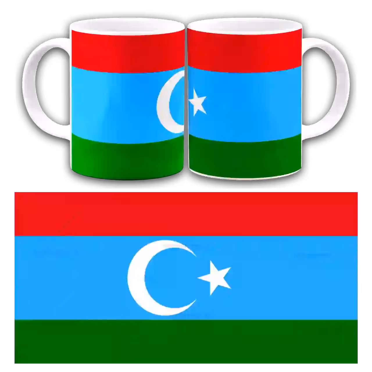 ماگ پرچم آذربایجان مدل  AE15