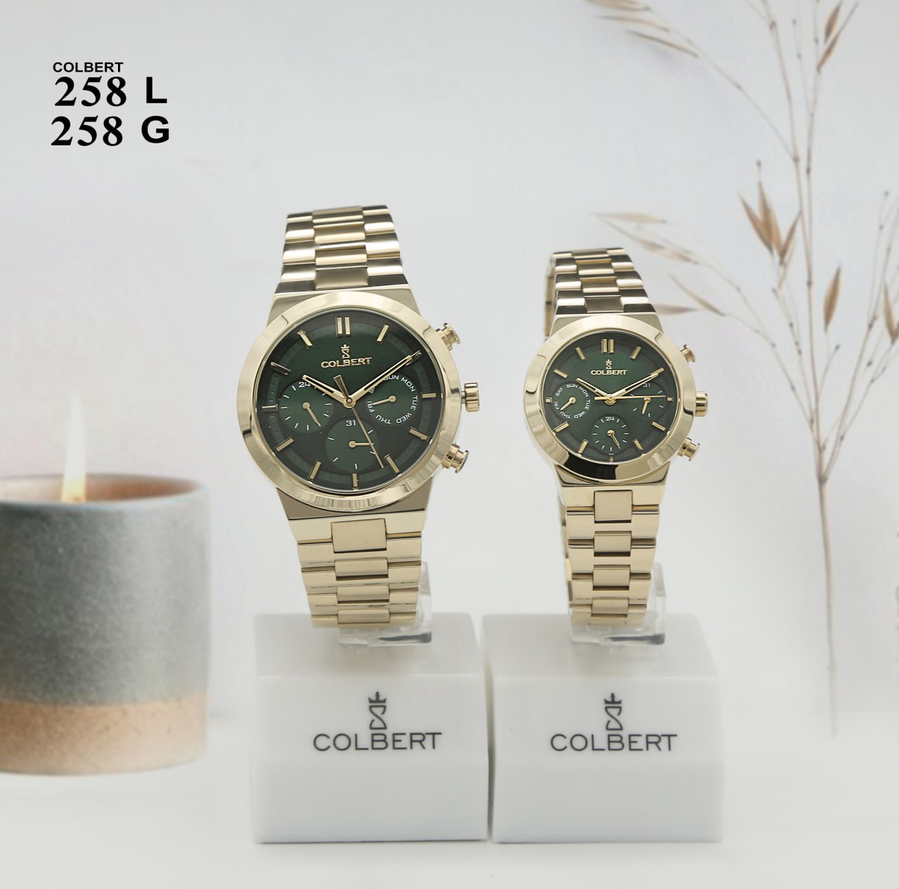 ساعتمچی ست کلبرت کد 258 L&G | ساعت کلبرت
