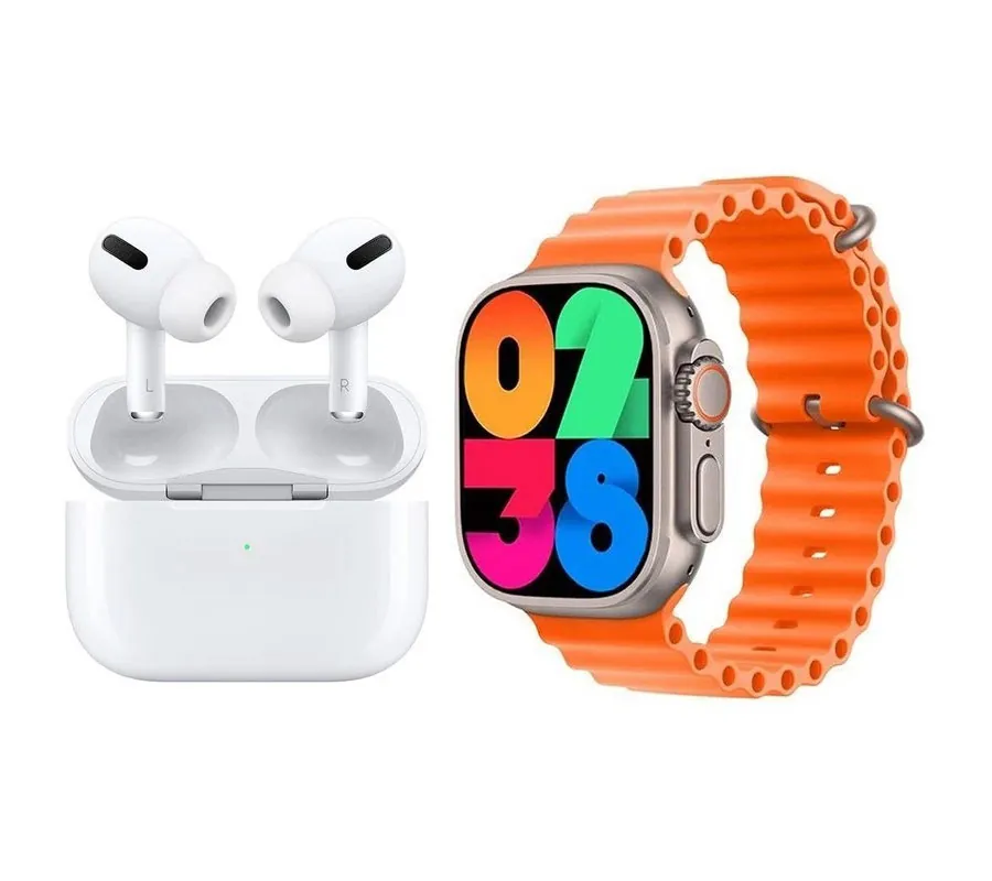 ساعت هوشمند مدل ws100 plus به همراه هندزفری بلوتوثی