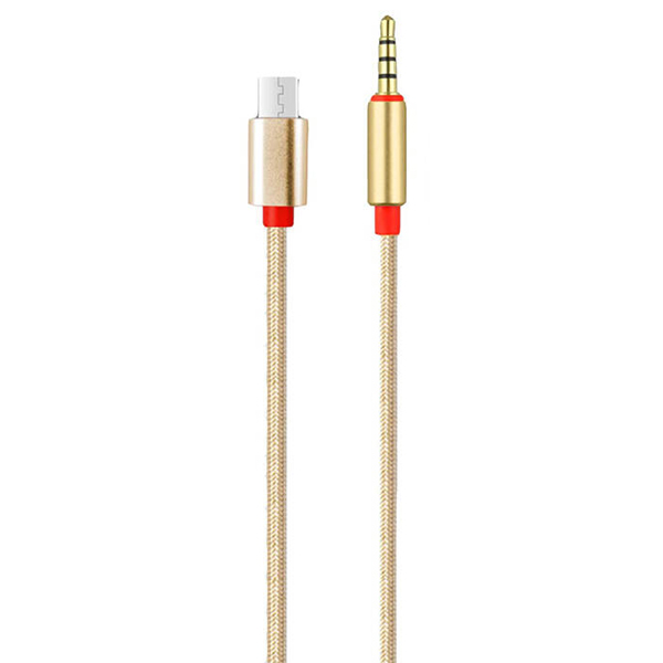 کابل تبدیل USB-C به AUX کین مدل KY126 طول 1 متر
