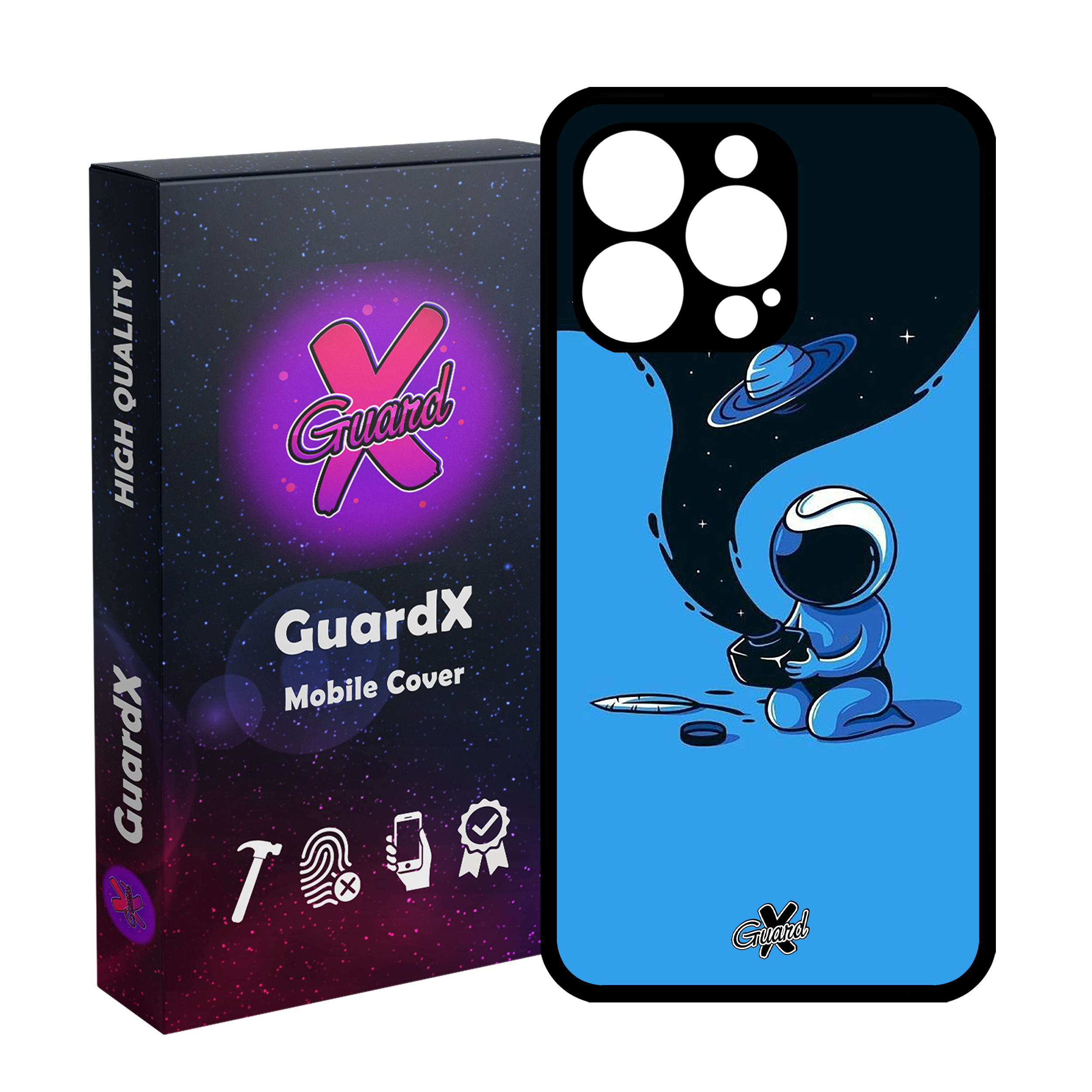 کاور گارد ایکس طرح Galaxy مدل Glass10052 مناسب برای گوشی موبایل اپل iPhone 13 Pro