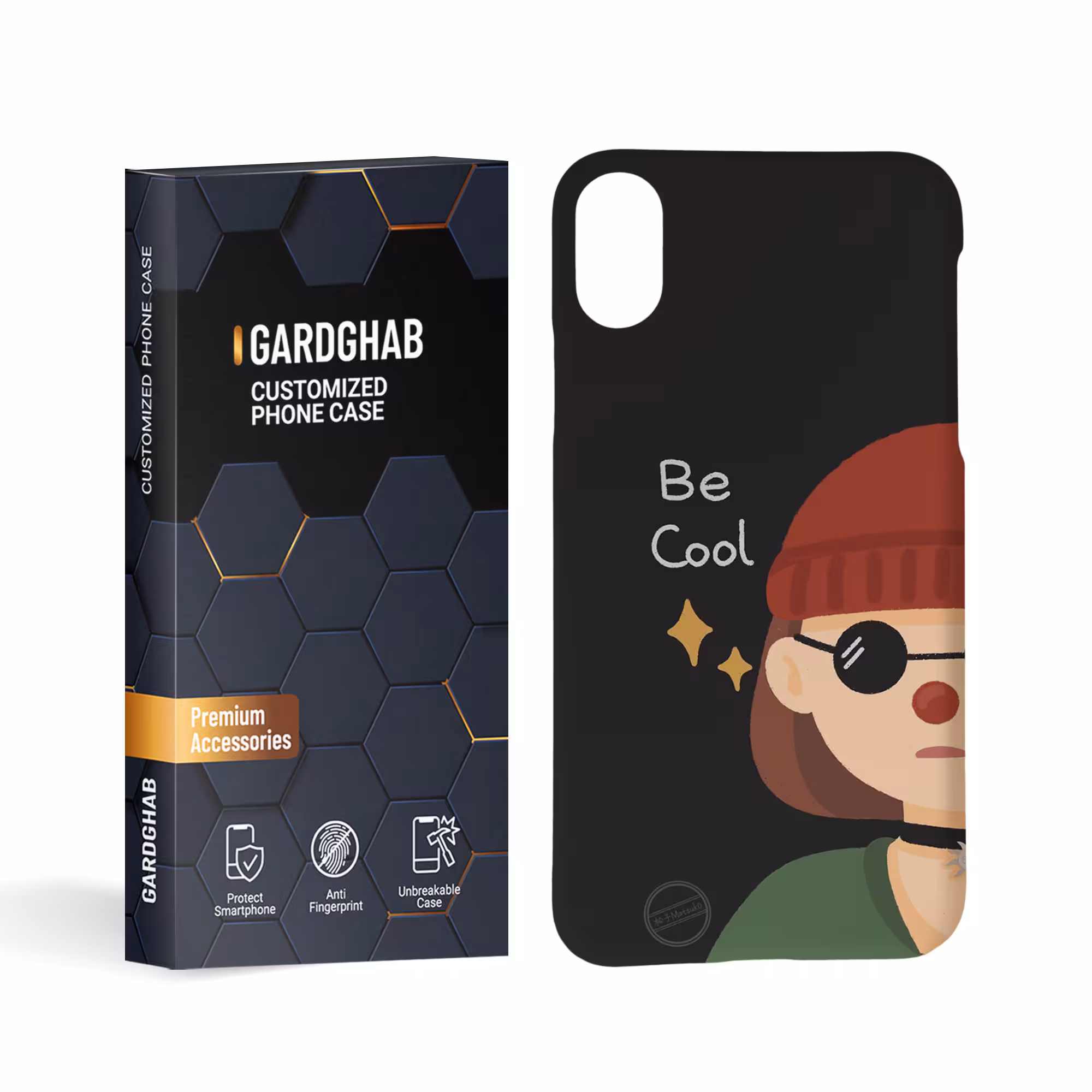 کاور گارد قاب مدل دخترانه مناسب برای گوشی موبایل اپل iphone x xs