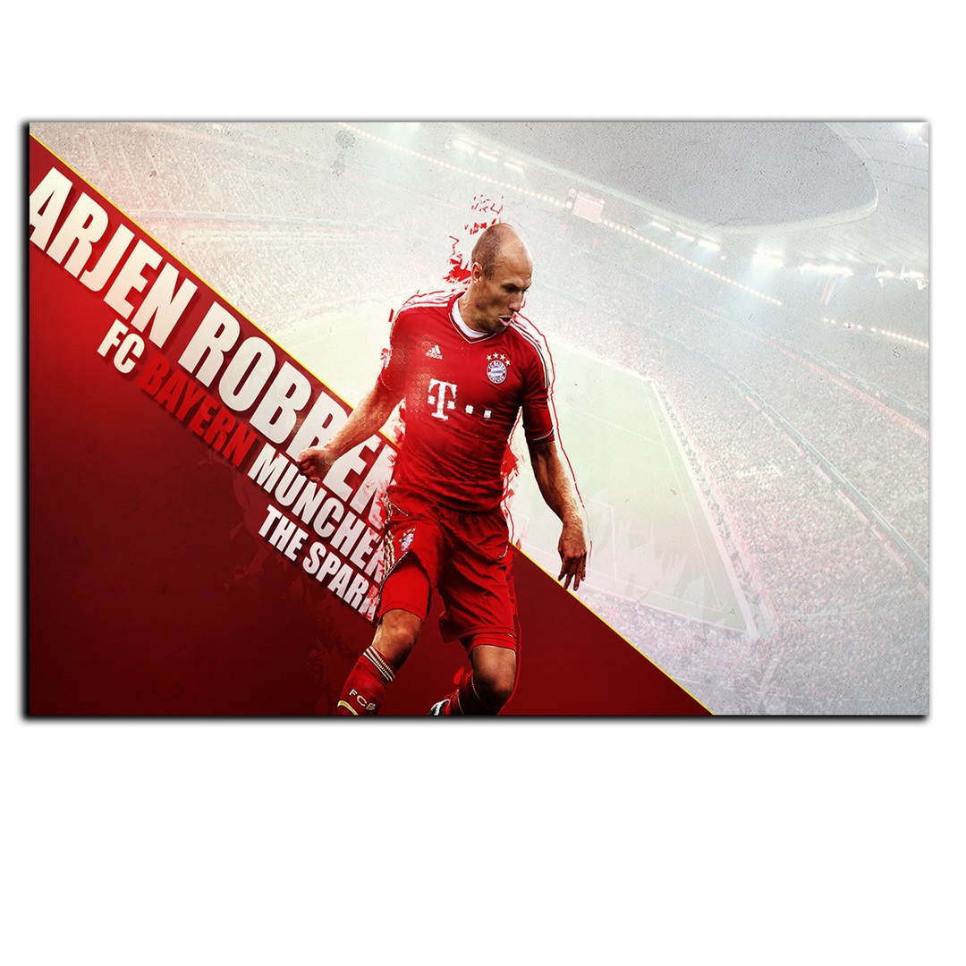 تابلو شاسی بکلیت طرح بازیکن فوتبال باشگاه بایرن مونیخ آیرن روبن مدل SH-S6850