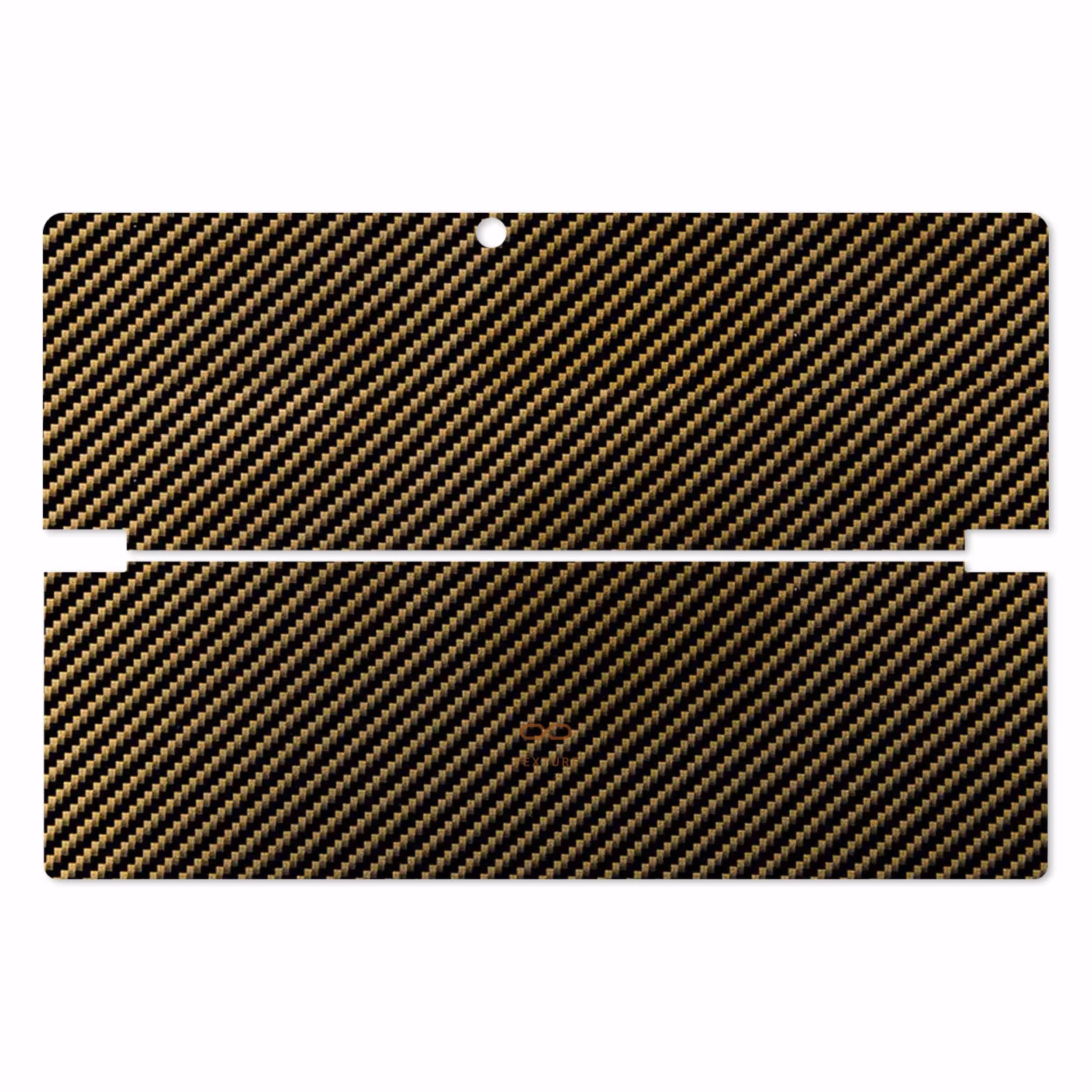 برچسب پوششی ماهوت مدل Glossy-Brown-Fiber مناسب برای تبلت لنوو Miix 510 2016