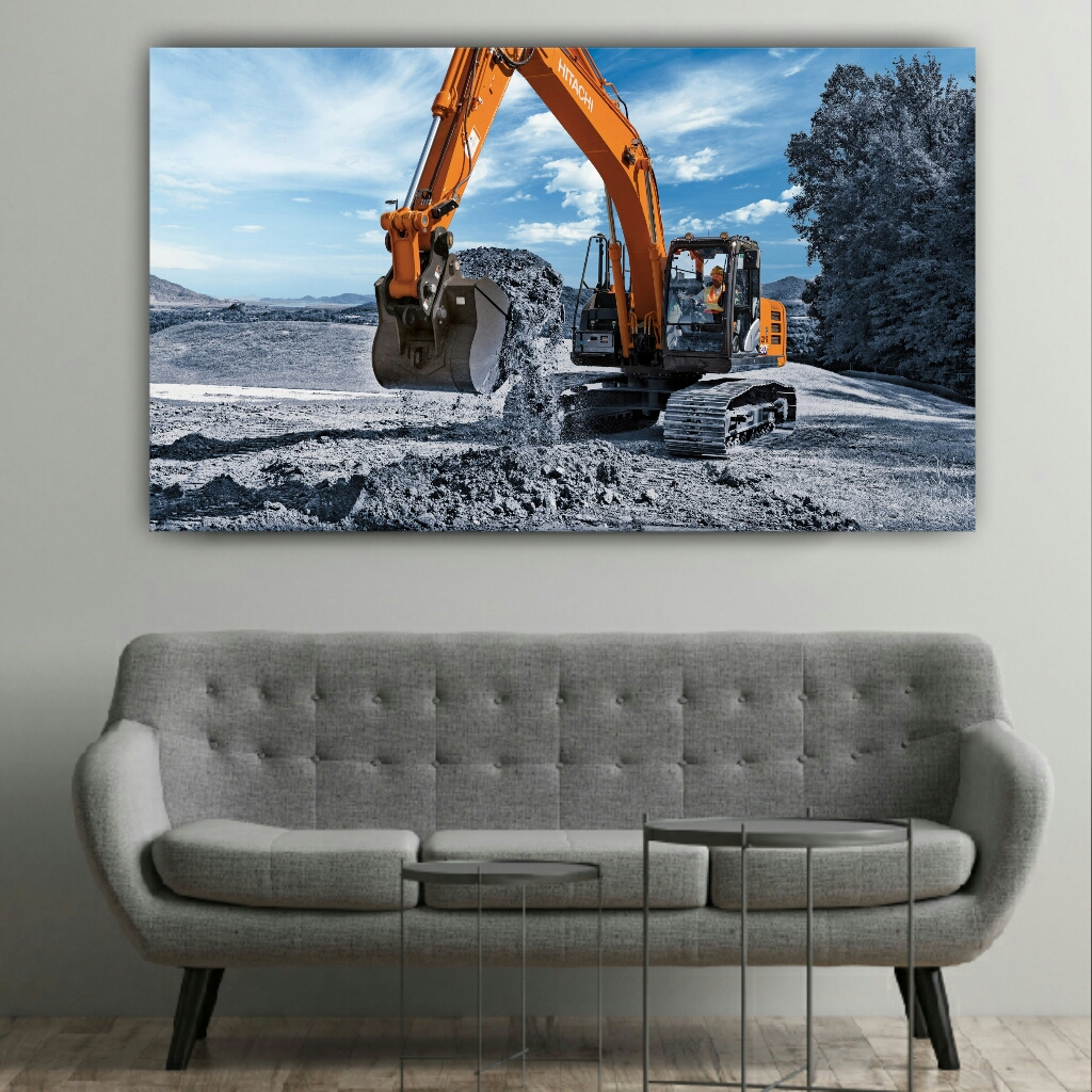 تابلو شاسی طرح بیل مکانیکی کد BL158