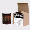 ماگ حرارتی کاکتی طرح منظره پاییزی مدل mgh18590