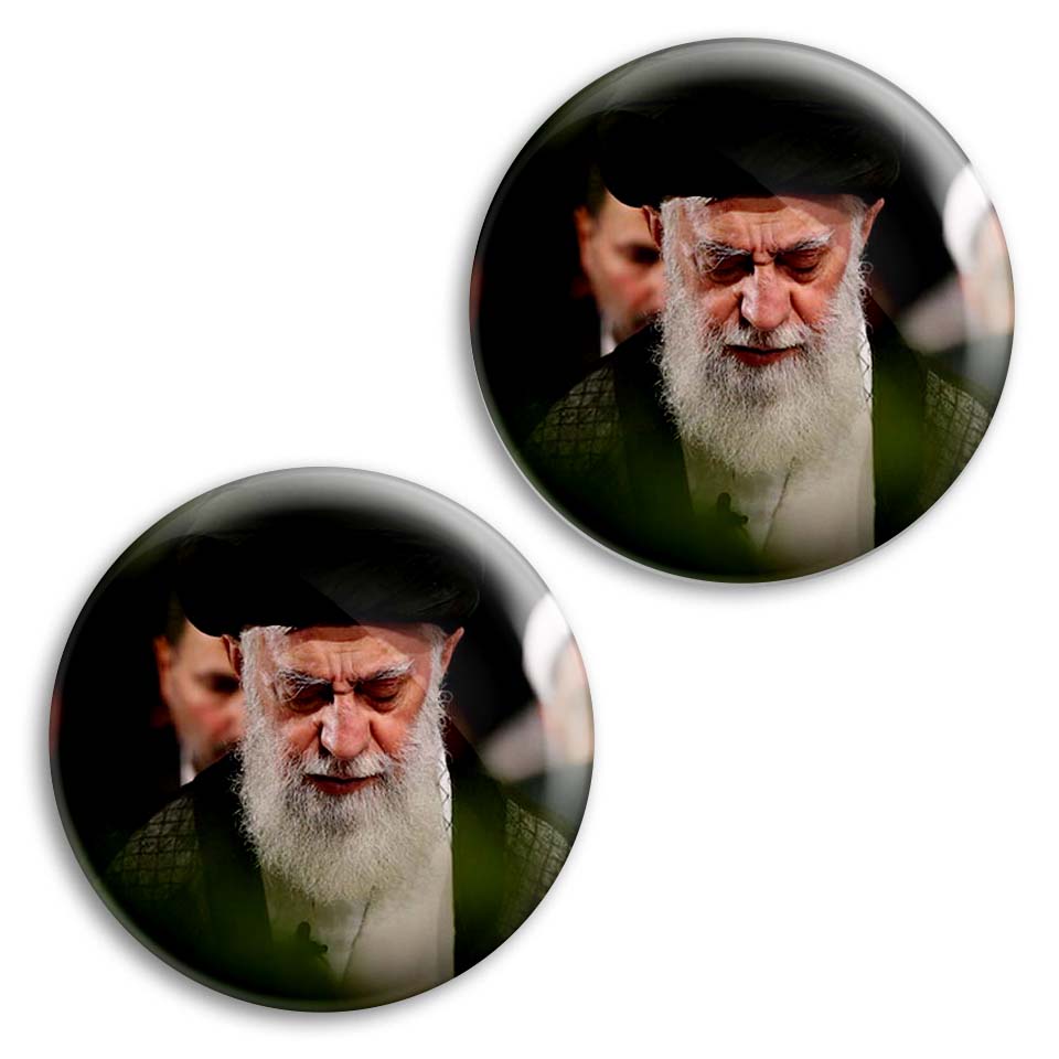  پیکسل پرمانه طرح آیت الله خامنه ای کد pm2n.11695 مجموعه 2 عددی