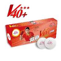 توپ پینگ پنگ دبل فیش 3 ستاره ABS مدل V40  بسته 10 عددی