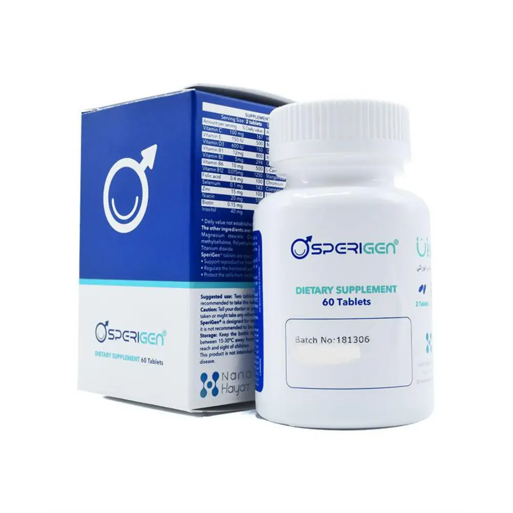 قرص اسپریژن نانو حیات 60 عددی