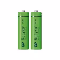 باتری قلمی قابل شارژ جی پی مدل ReCyko Plus 1300 بسته 2 عددی
