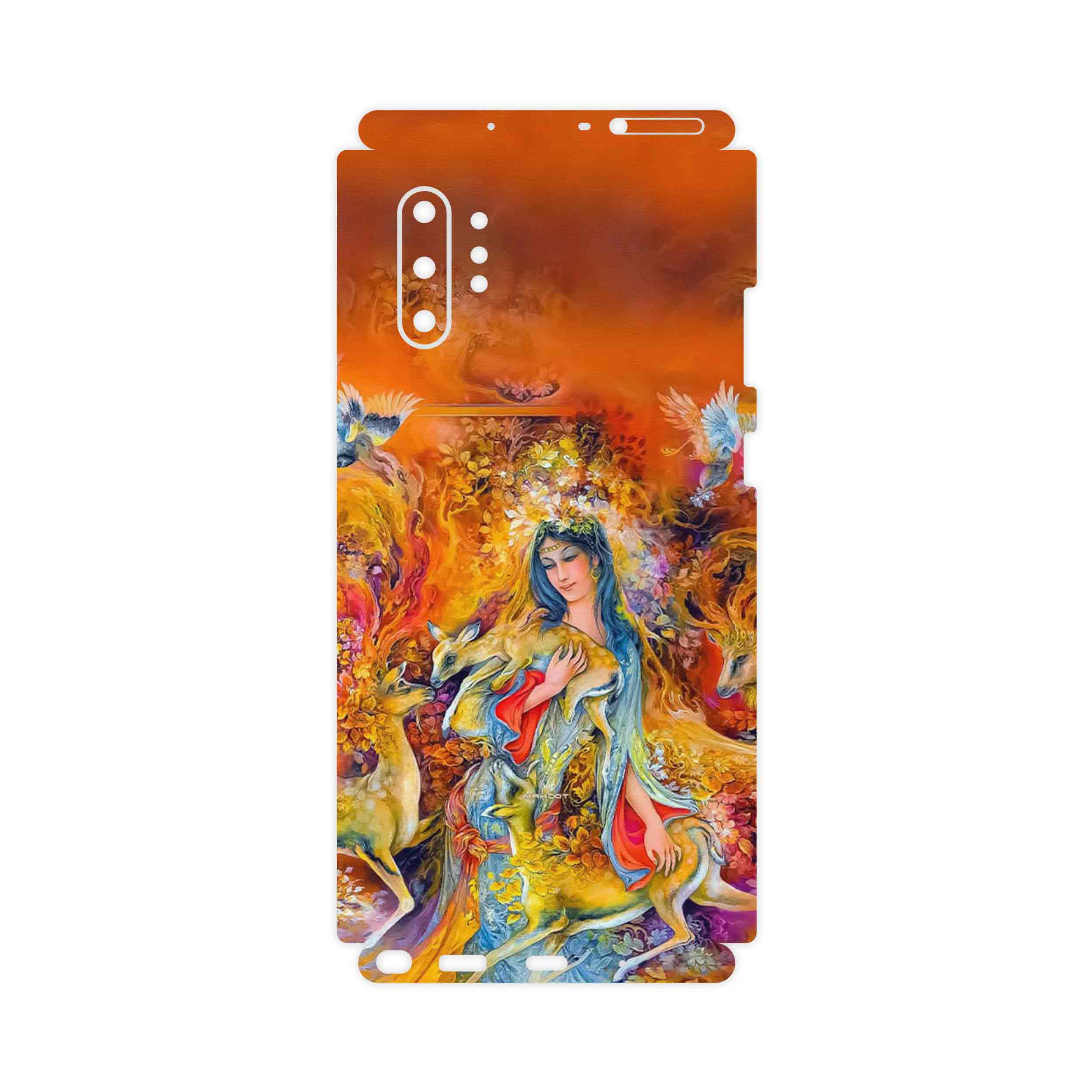 برچسب پوششی ماهوت مدل Persian miniature 2-FullSkin مناسب برای گوشی موبایل سامسونگ Galaxy Note 10 Plus