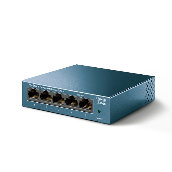 سوئیچ 5 پورت گیگابیتی و دسکتاپ تی پی لینک مدل LS105G - دوسو آی تی