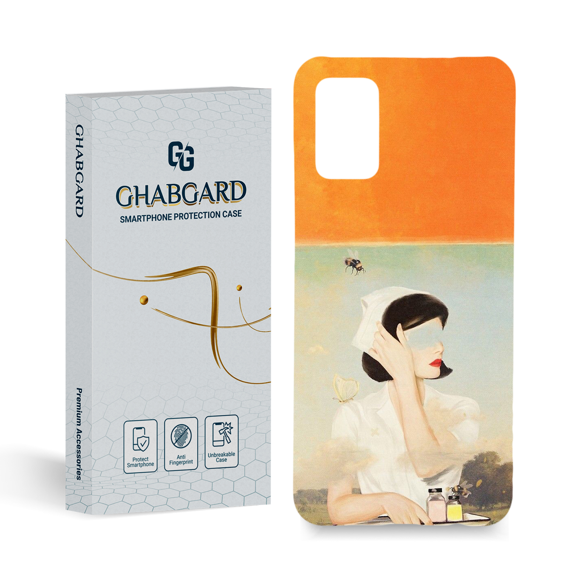 کاور قاب گارد مدل دخترانه مناسب برای گوشی موبایل سامسونگ galaxy a02s