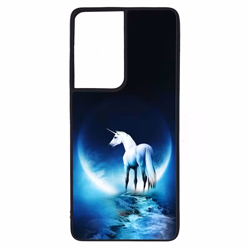 کاور طرح اسب شاخدار کد G-070 مناسب برای گوشی موبایل سامسونگ Galaxy S21 Ultra | دیجی قاب دونی