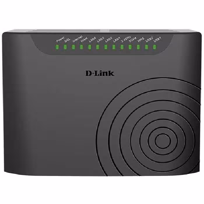 مودم روتر ADSL2/VDSL2 Plus بی سیم دی لینک مدل DSL-2877AL