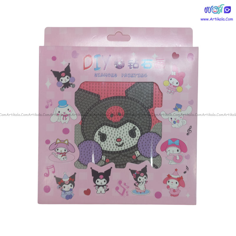 نقاشی الماسی قابدار شخصیت کرومی سیاه