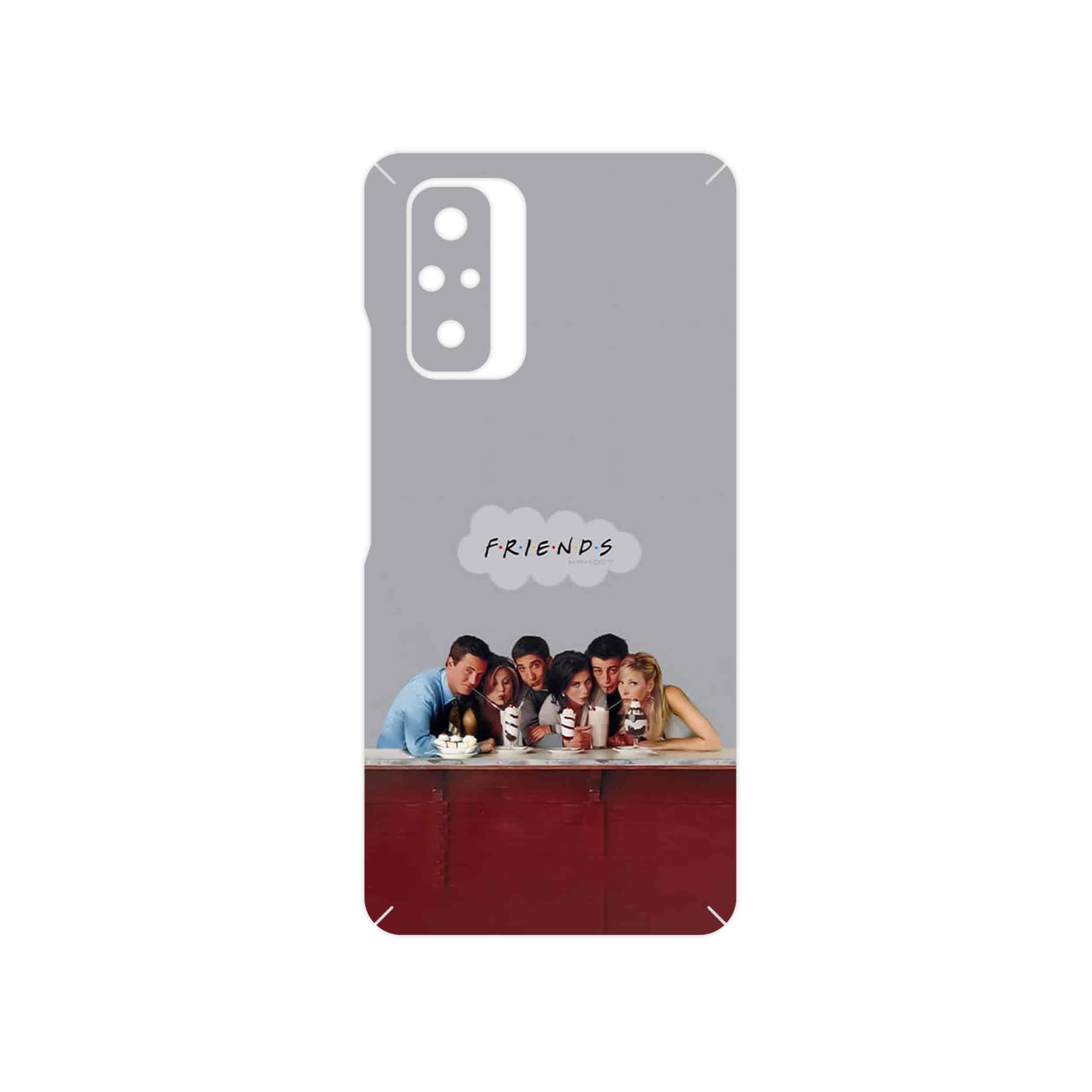 برچسب پوششی ماهوت مدل Friends 1 مناسب برای گوشی موبایل شیائومی Redmi Note 10 Pro