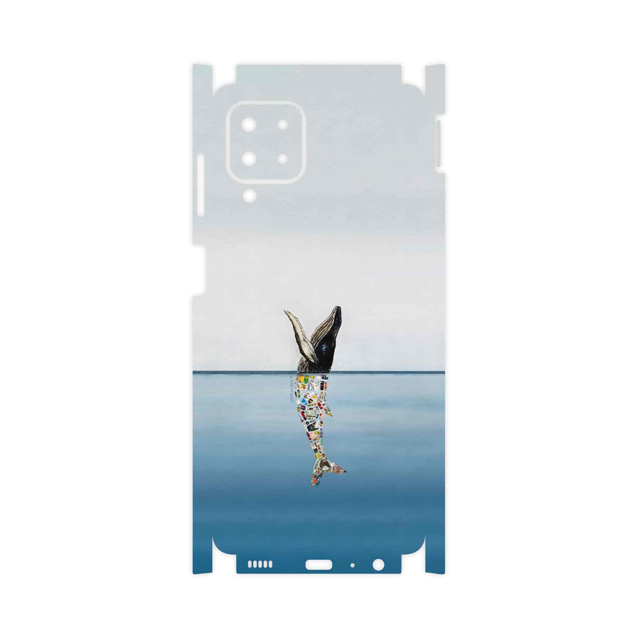 برچسب پوششی ماهوت مدل Collage of Sea Trash-FullSkin مناسب برای گوشی موبایل سامسونگ Galaxy M22