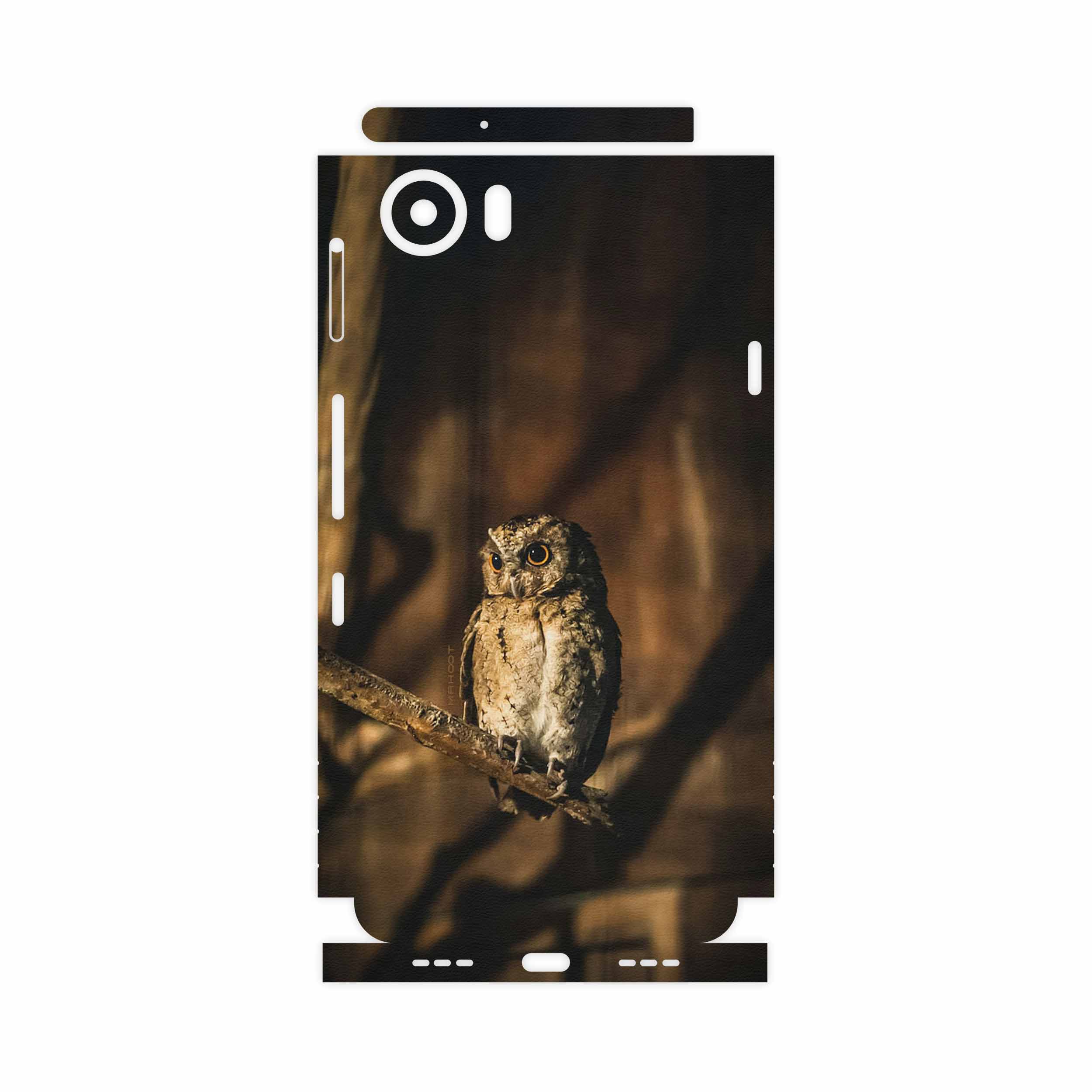 برچسب پوششی ماهوت مدل Owl-FullSkin مناسب برای گوشی موبایل بلک بری KEYONE