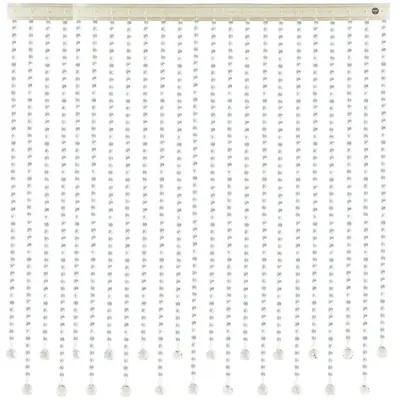 پرده آویز آریا کریستال مدل کوتاه و بلند سایز 120x150 سانتی متر