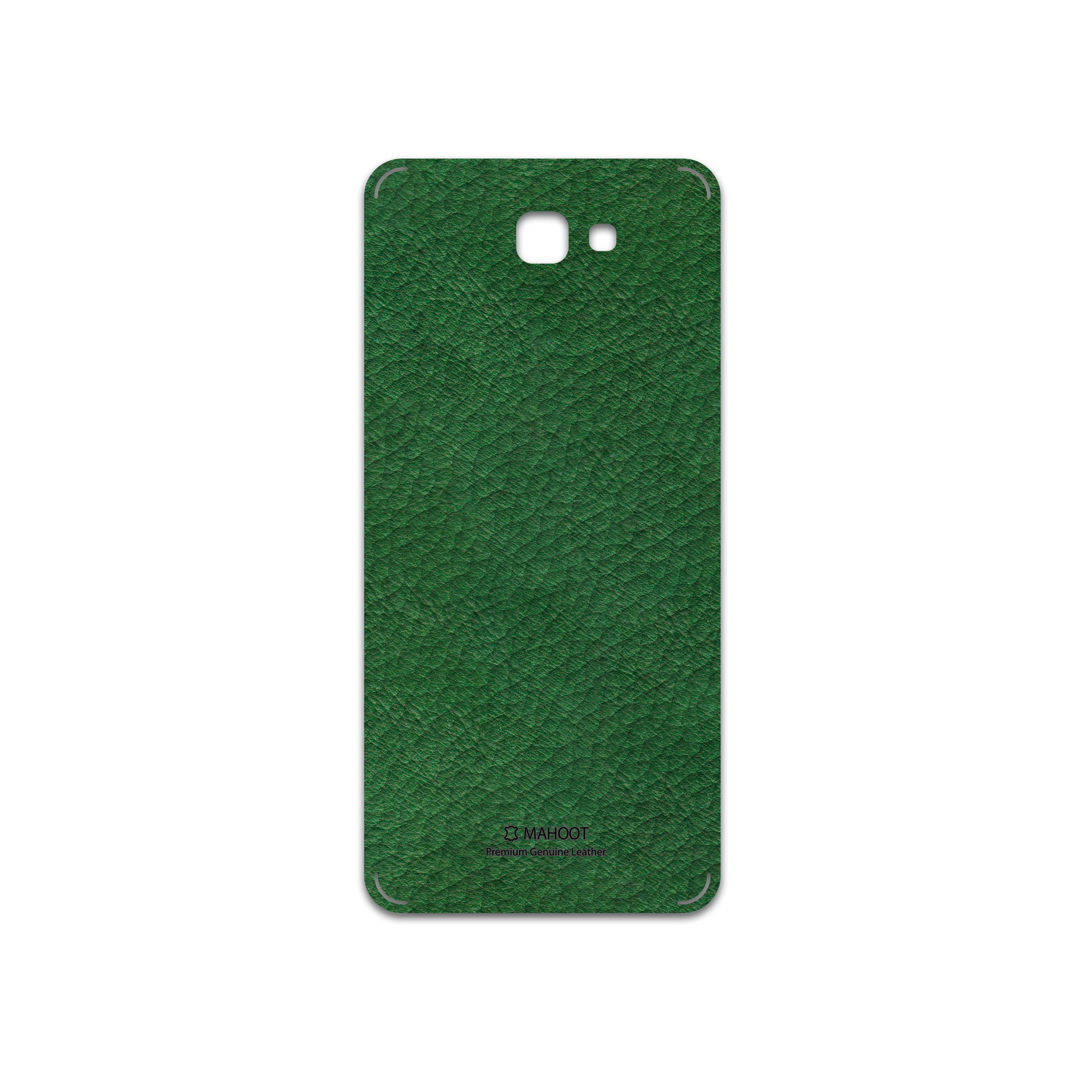 برچسب پوششی ماهوت مدل Green-Leather مناسب برای گوشی موبایل سامسونگ Galaxy J7 Prime