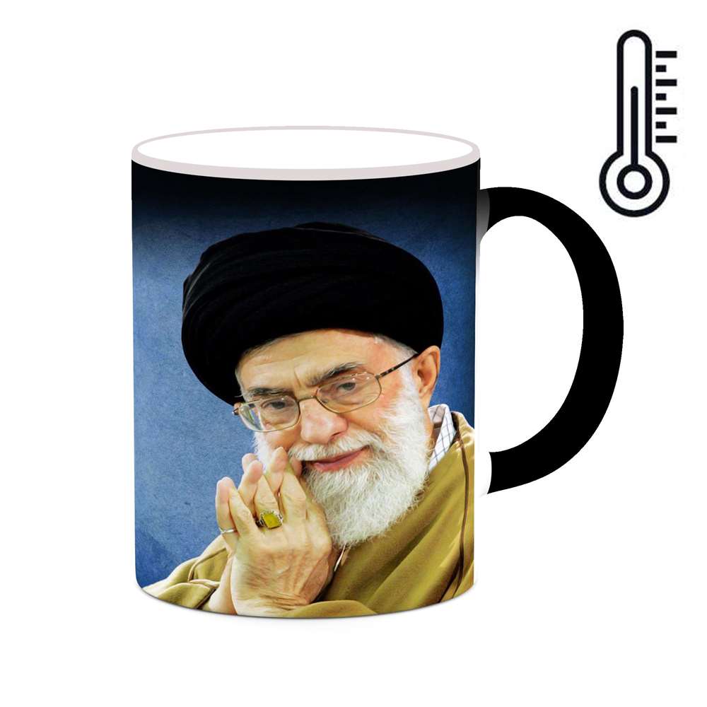 ماگ حرارتی کاکتی طرح مقام معظم رهبری مدل mgh19582