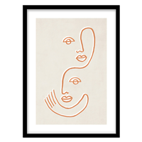 قیمت و خرید تابلو دکوراتیو مدل لاین‌آرت و انتزاعی کد 0336