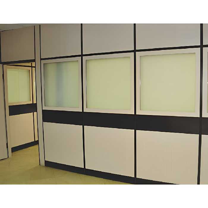 پارتیشن چوبی با شیشه تولیدی مجموعه آرک