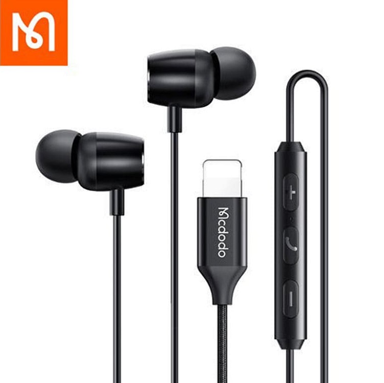 هندزفری سیمی لایتنینگ مک‌دودو MCDODO Earphone Earbuds Audio Lightning HP-1040