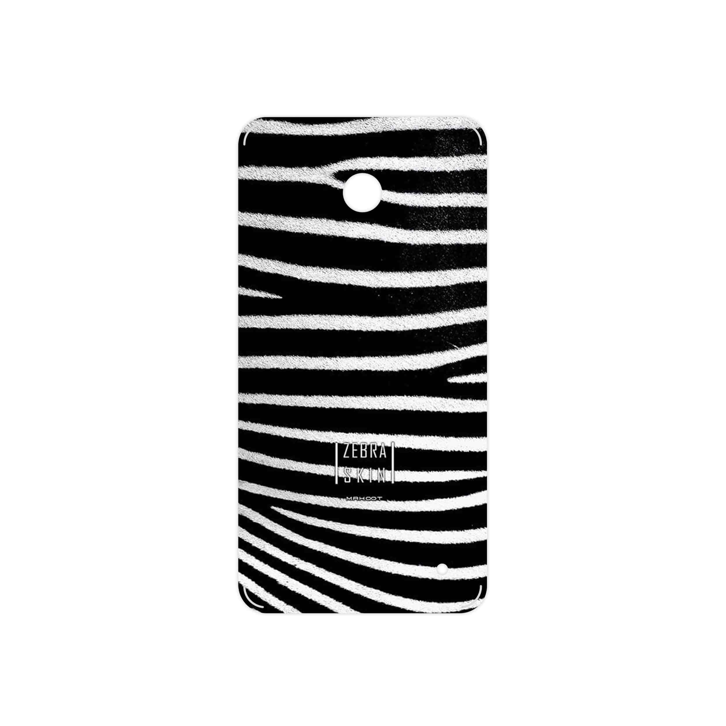 برچسب پوششی ماهوت مدل Zebra Skin مناسب برای گوشی موبایل نوکیا Lumia 630