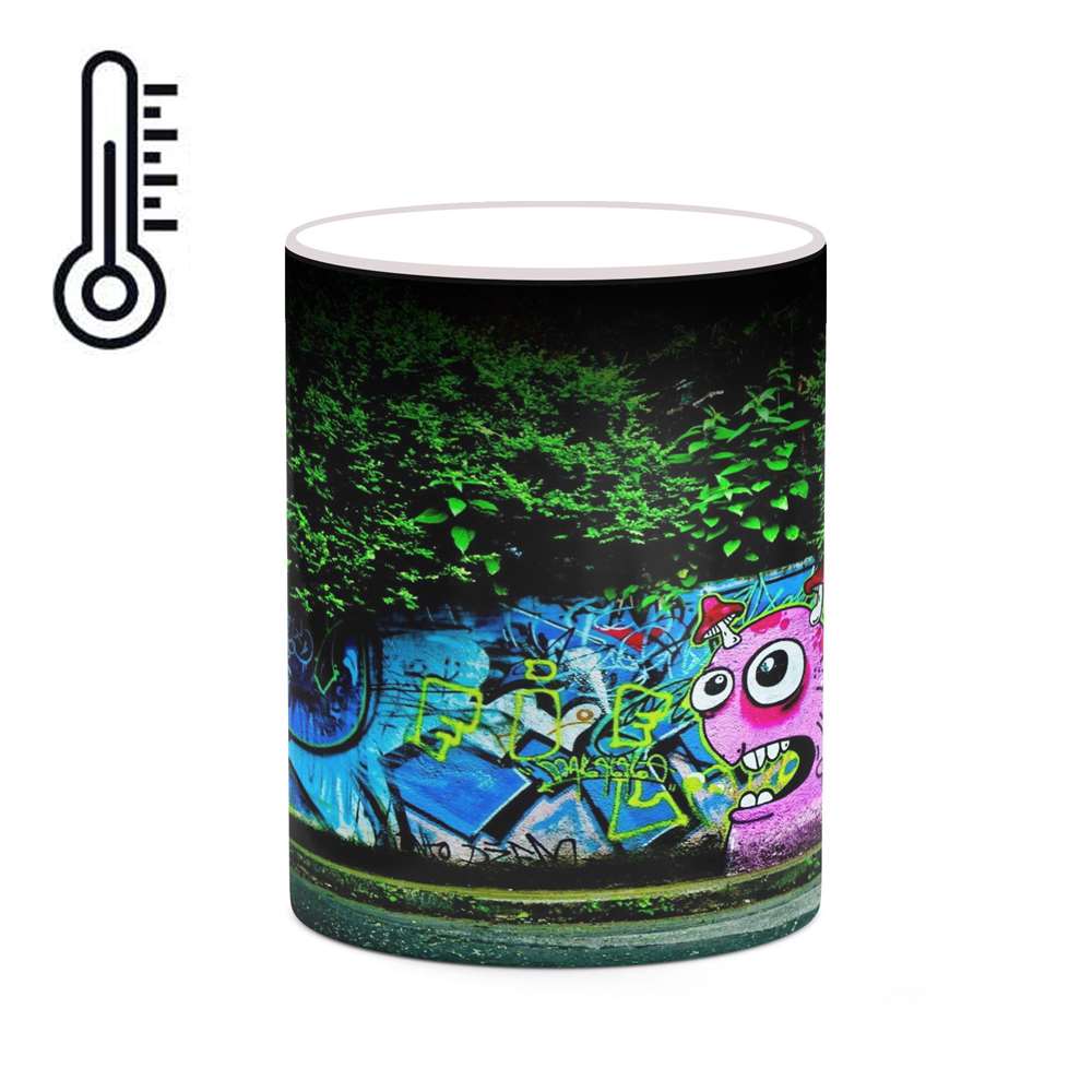 ماگ حرارتی کاکتی طرح Grafiti مدل mgh20423