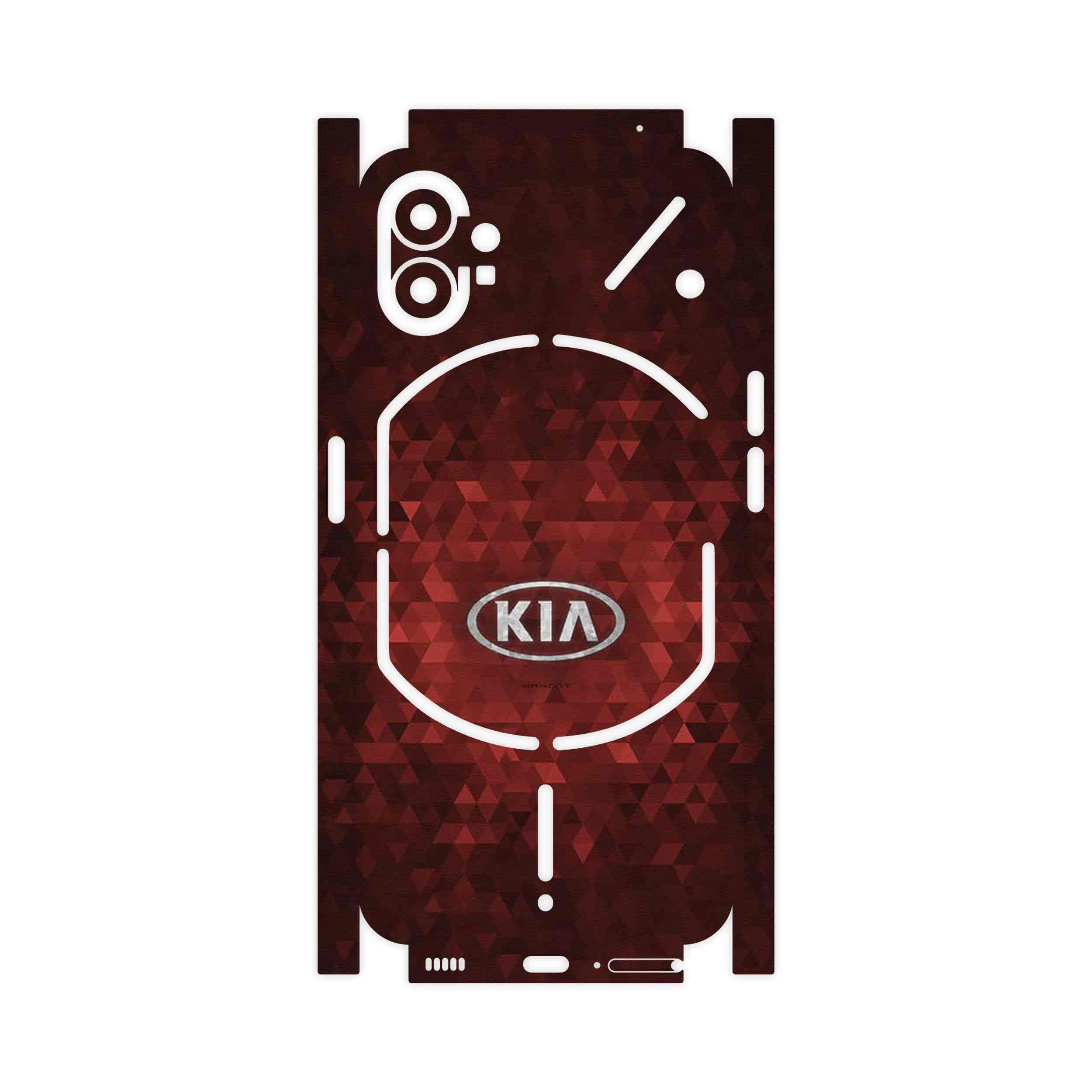برچسب پوششی ماهوت مدل KIA_Logo-FullSkin مناسب برای گوشی موبایل ناتینگ Phone 1