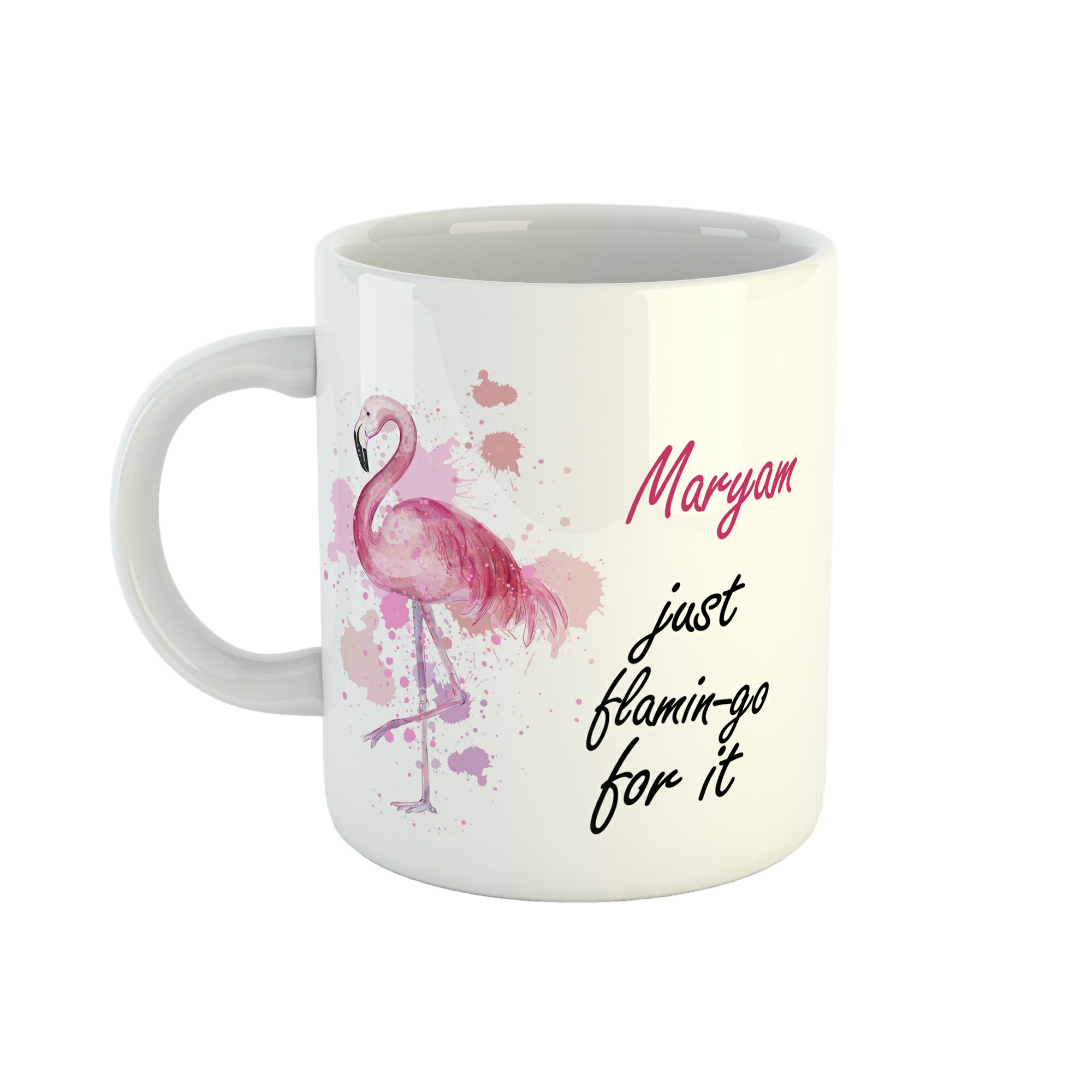 ماگ طرح اسم مریم مدل فلامینگو کد 300