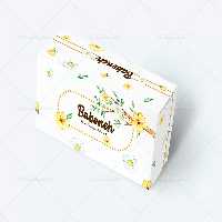 جعبه دستمال کاغذی گل های زرد | گرافیک با طعم تربچه