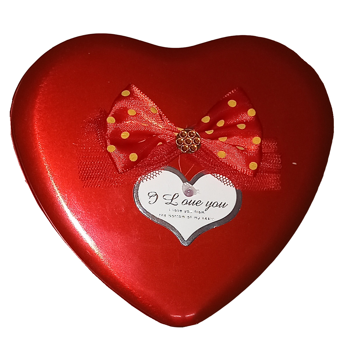 جعبه هدیه مدل قلبی طرح پاپیون کد 02