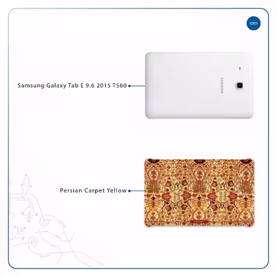برچسب پوششی ماهوت مدل Iran-Carpet2 مناسب برای تبلت سامسونگ Galaxy Tab E 9.6 2015 T560