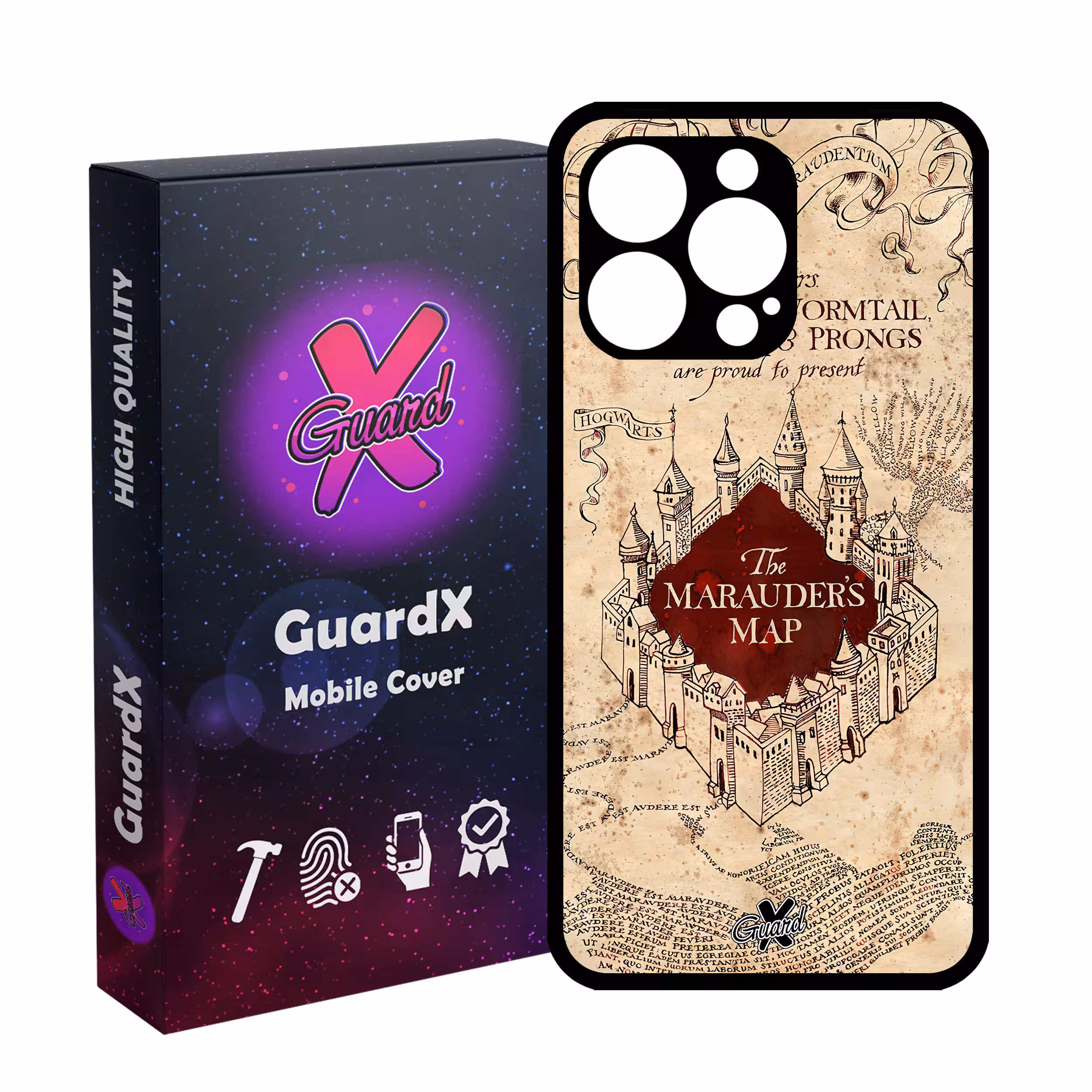 کاور گارد ایکس طرح هری پاتر مدل Glass10490 مناسب برای گوشی موبایل اپل iPhone 13 Pro