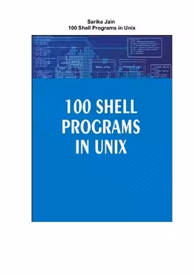خرید و دانلود نسخه کامل کتاب 100 Shell Programs in Unix