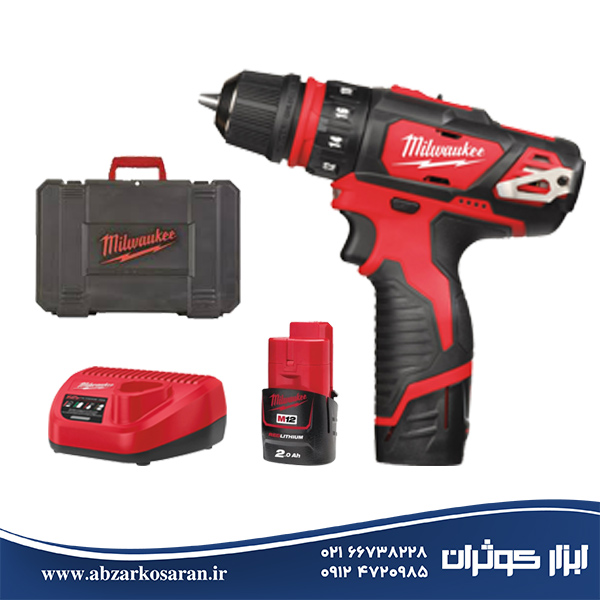دریل پیچ گوشتی شارژی میلواکی Milawukee مدل M12BDDX-202X