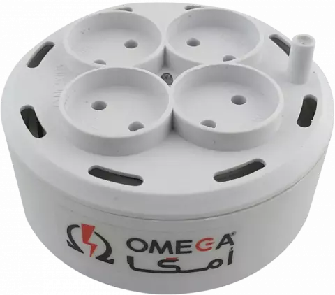 چند راهی برق 4 خانه OMEGA