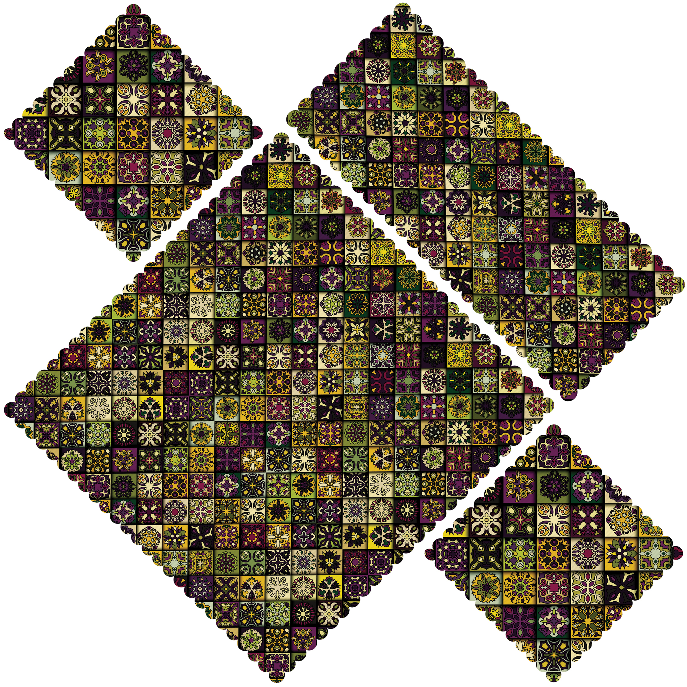 ست 4 تکه رومیزی مدل S31-42077