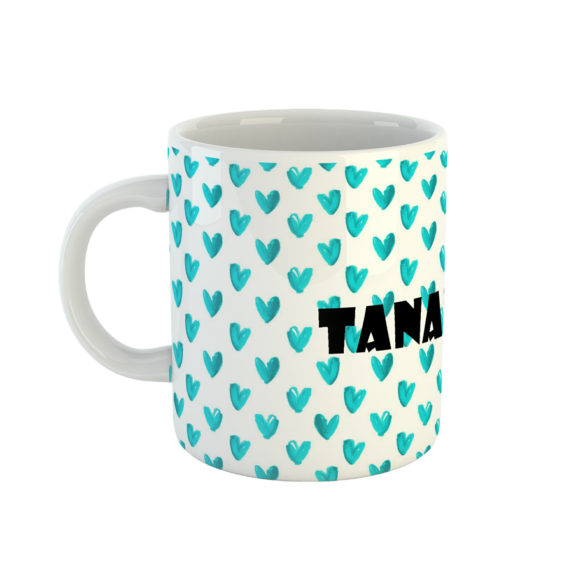 ماگ طرح اسم طناز مدل قلب کد 781