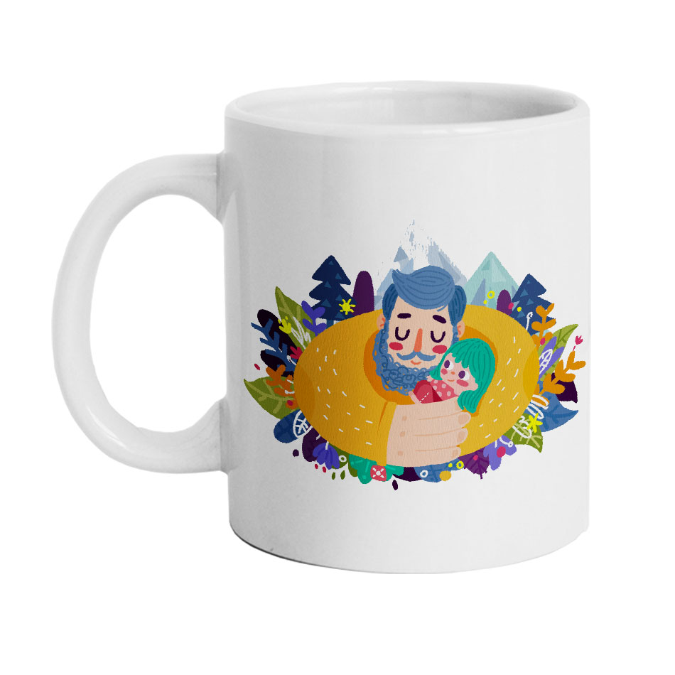 ماگ دارلی طرح روز پدر مدل MG1088