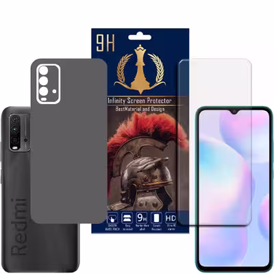 برچسب پوششی اینفینیتی مدل PRO MAX مناسب برای گوشی موبایل شیائومی REDMI 9T به همراه محافظ صفحه نمایش