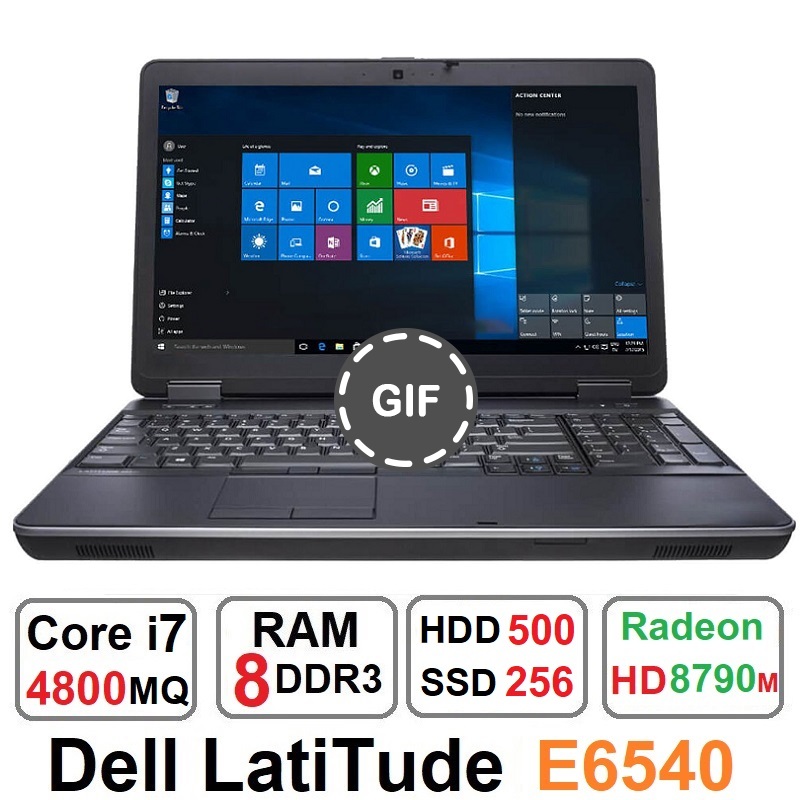 لپ تاپ Dell Latitude E6540 Core i7 4800MQ با SSD
